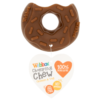 Webbox Chomping Chew Chicken & Veg Doughnut
