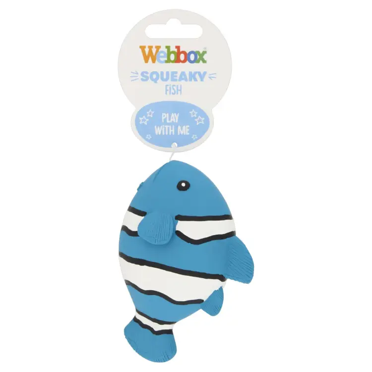 Squeaky Fish Dog Toy