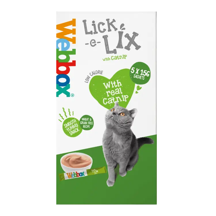 Webbox Lick-e-Lix with Catnip Cat Treats