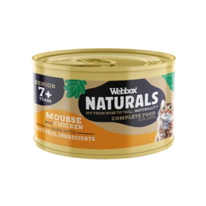 Webbox Naturals Chicken Cat Mousse Senior 7+ 85g - 12 Tins (12 x 85g)