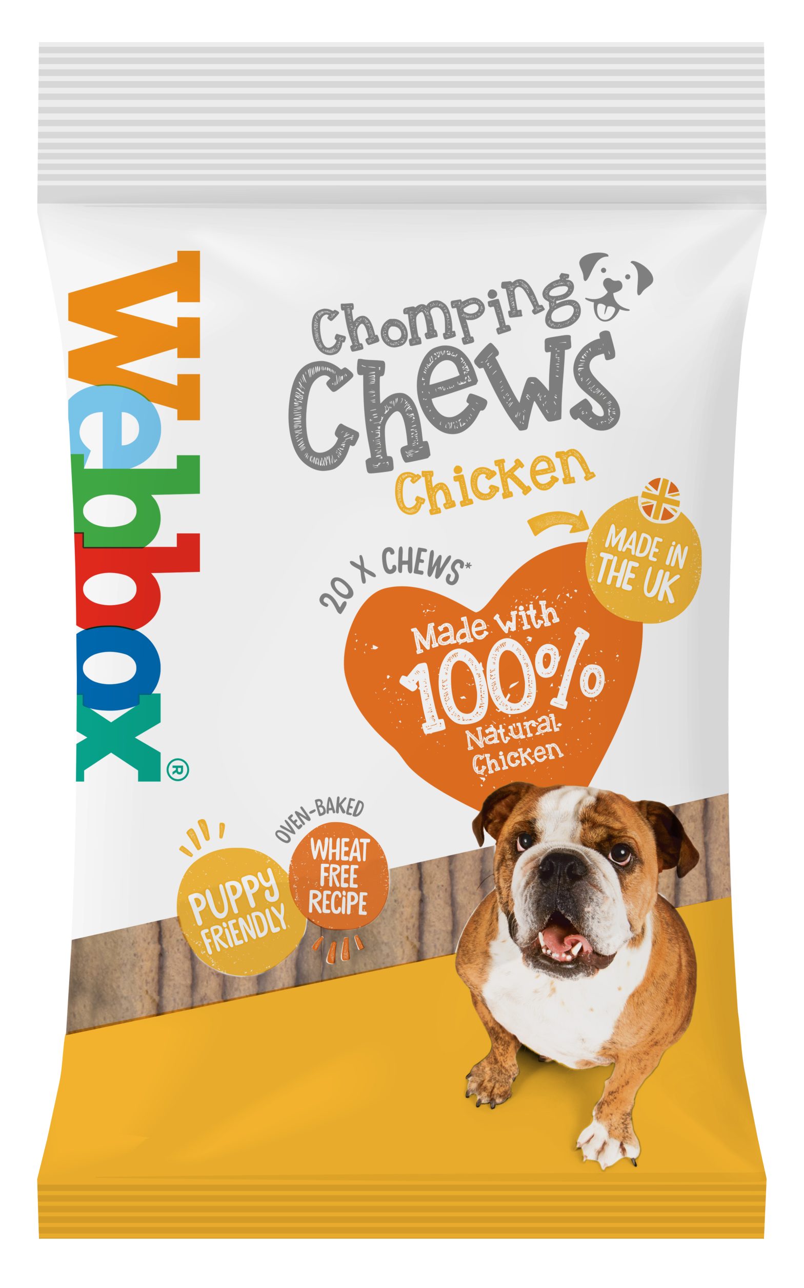 Webbox Meaty Chomping Chews Chicken Dog Treats