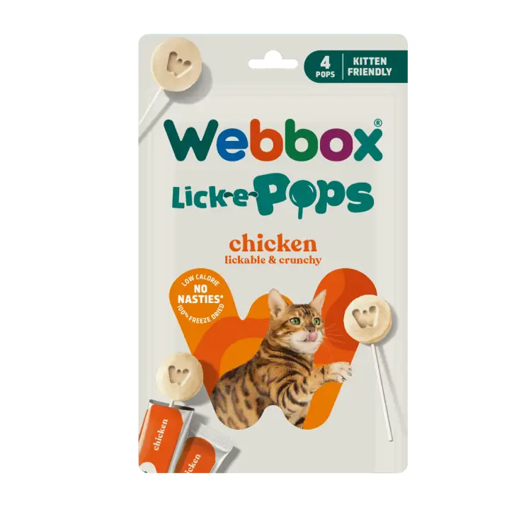 Webbox Lick-e-Pops Chicken 4 Pack