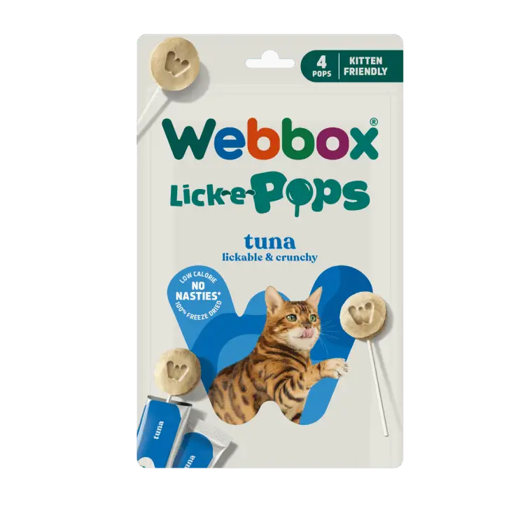Webbox Lick-e-Pops Tuna 4 Pack