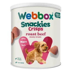 Webbox Snackies Beef Crisps Adult Dog Treats 35g - 1 Tube (1 x 35g)