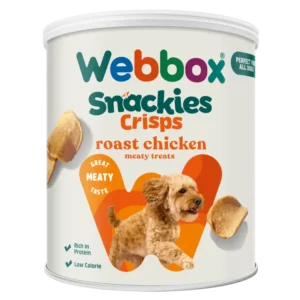 Webbox Snackies Chicken Crisps Adult Dog Treats 35g - 1 Tube (1 x 35g)
