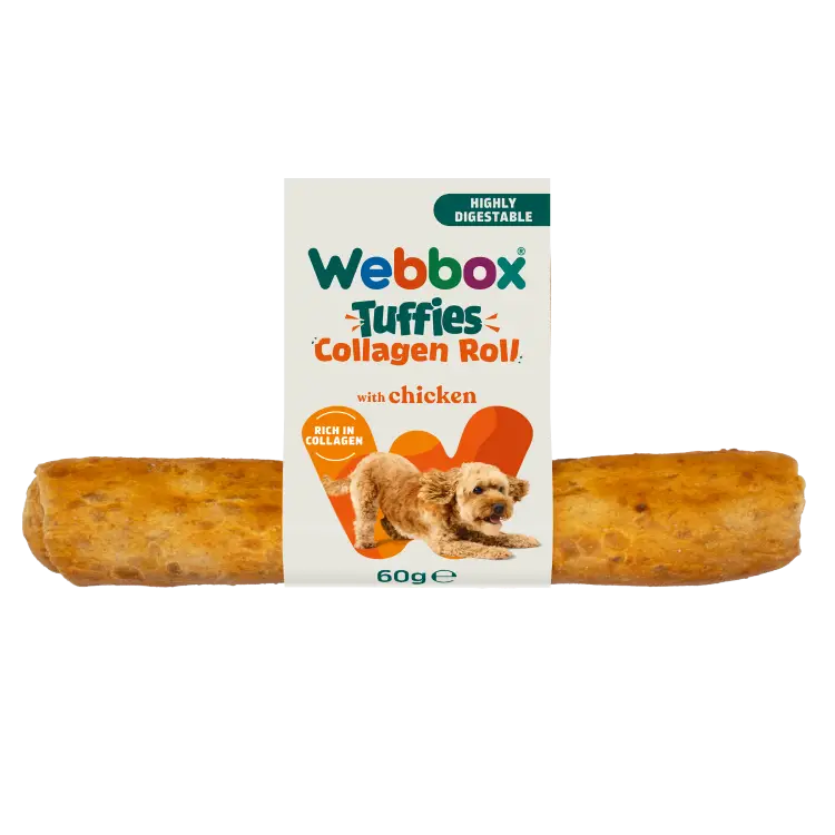 Webbox Tuffies Chicken Collagen Roll 60g