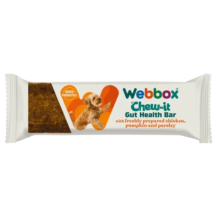 Webbox Chew-It Gut Health Bar Chicken 30g
