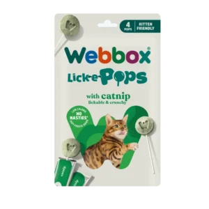 Webbox Lick-e-Pops with Catnip Cat Treats 4 Pack - 1 Pack (4 Pops)