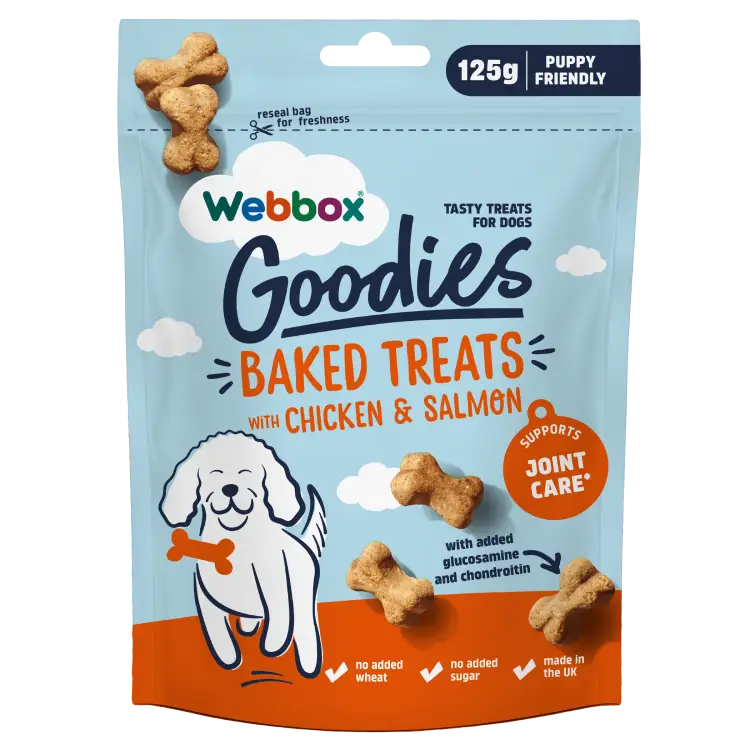 Webbox Goodies Baked Treats Chicken & Salmon 125g