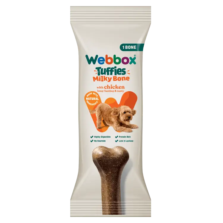 Webbox Tuffies Milky Bone with Chicken 90g