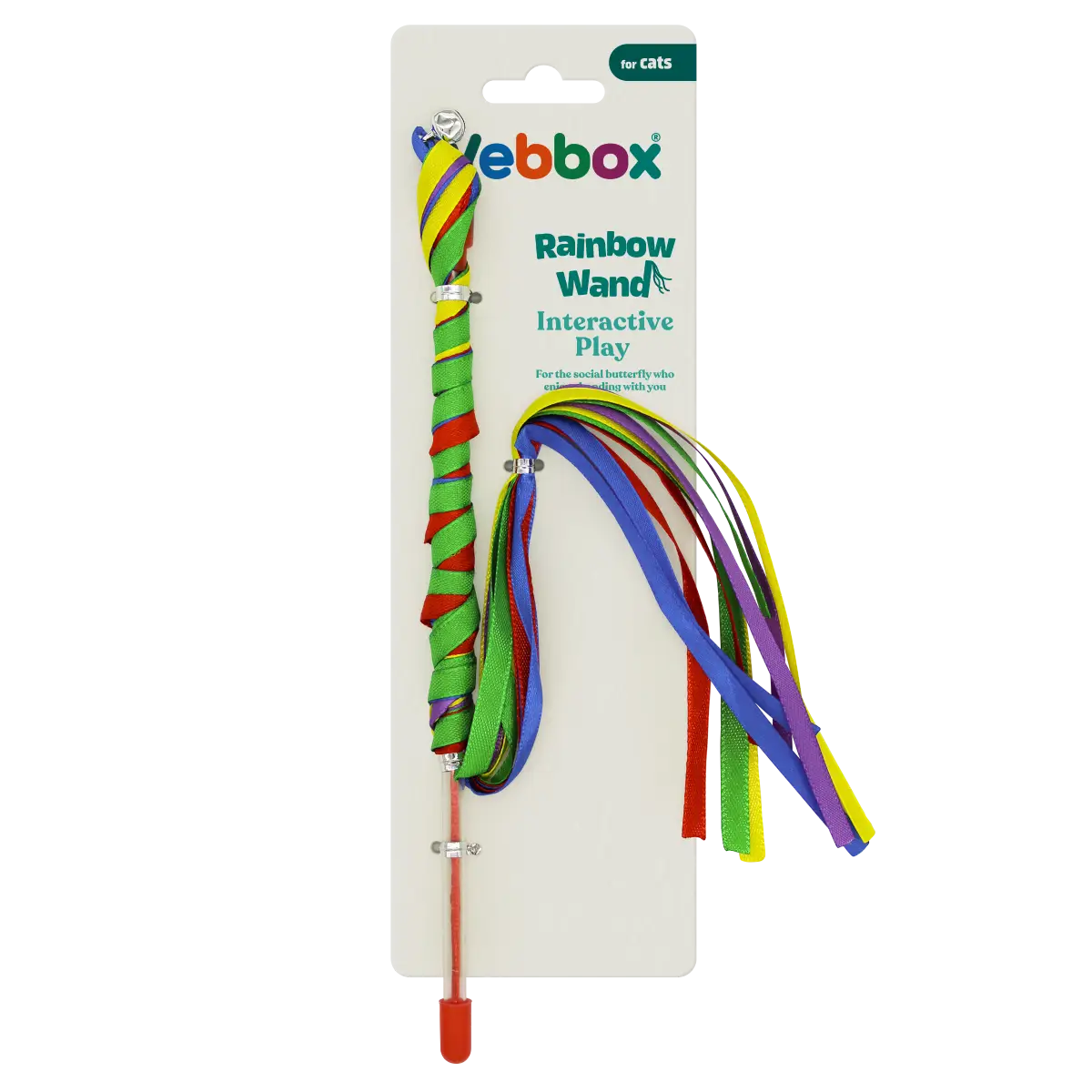 Webbox Rainbow Wand for Cats