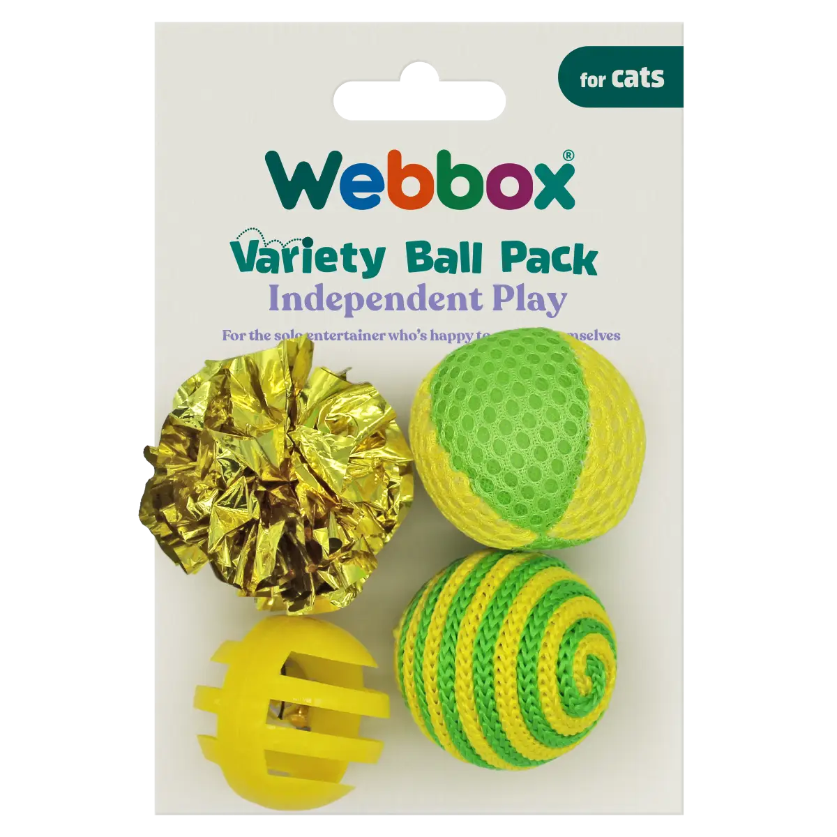 Webbox Variety Ball Pack for Cats