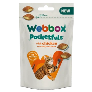 Webbox Chicken Pocketfuls Cat Treats 60g Pack