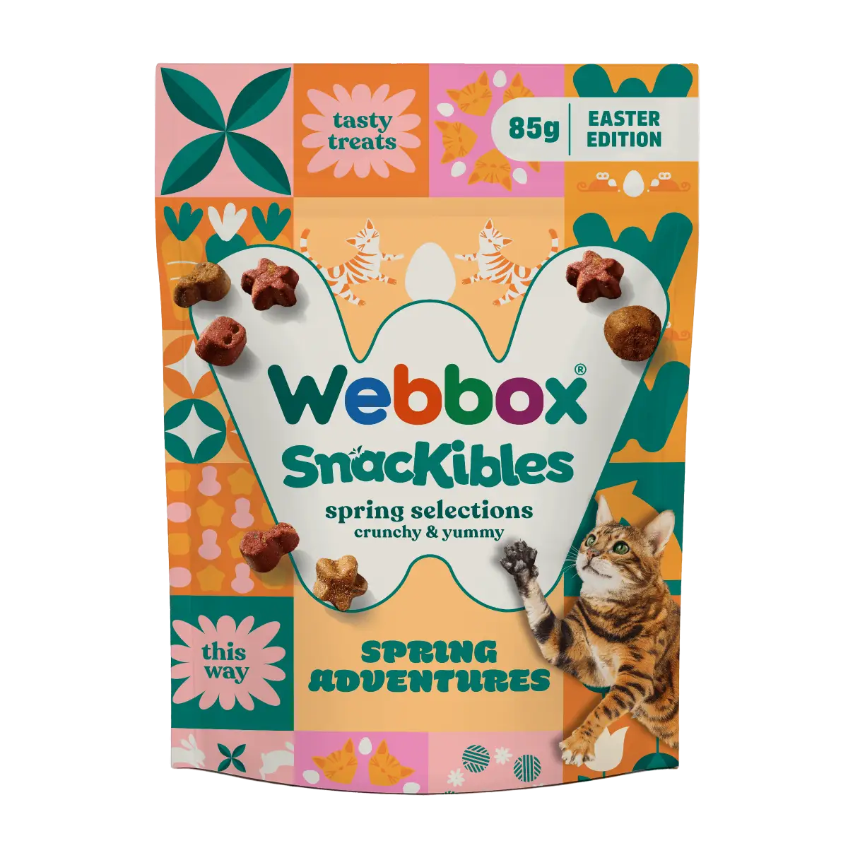 Webbox Snackibles Spring Selection Cat Treats 85g